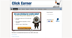 Desktop Screenshot of clickearner.net